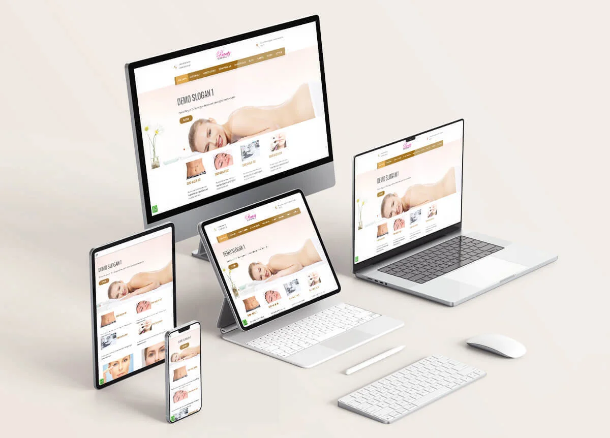 Güzellik Merkezi Web Tasarım Hizmeti — SEO Uyumlu & Dönüşüm Odaklı