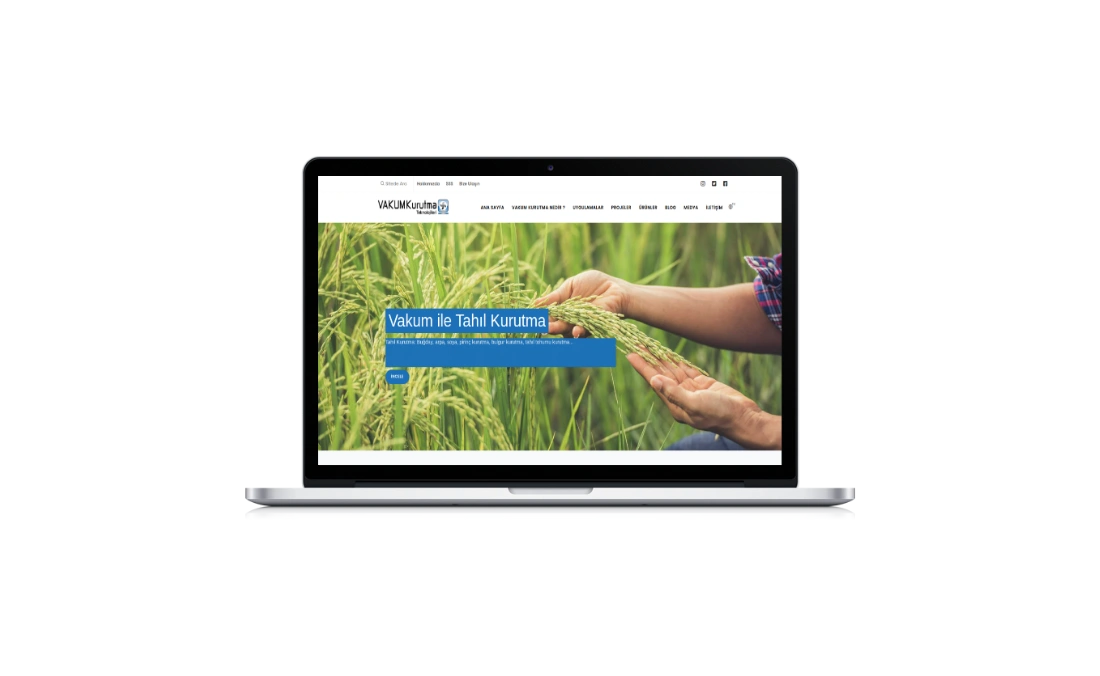 Gıda Üretim Web tasarım - Web Tasarım & SEO Optimizasyonu