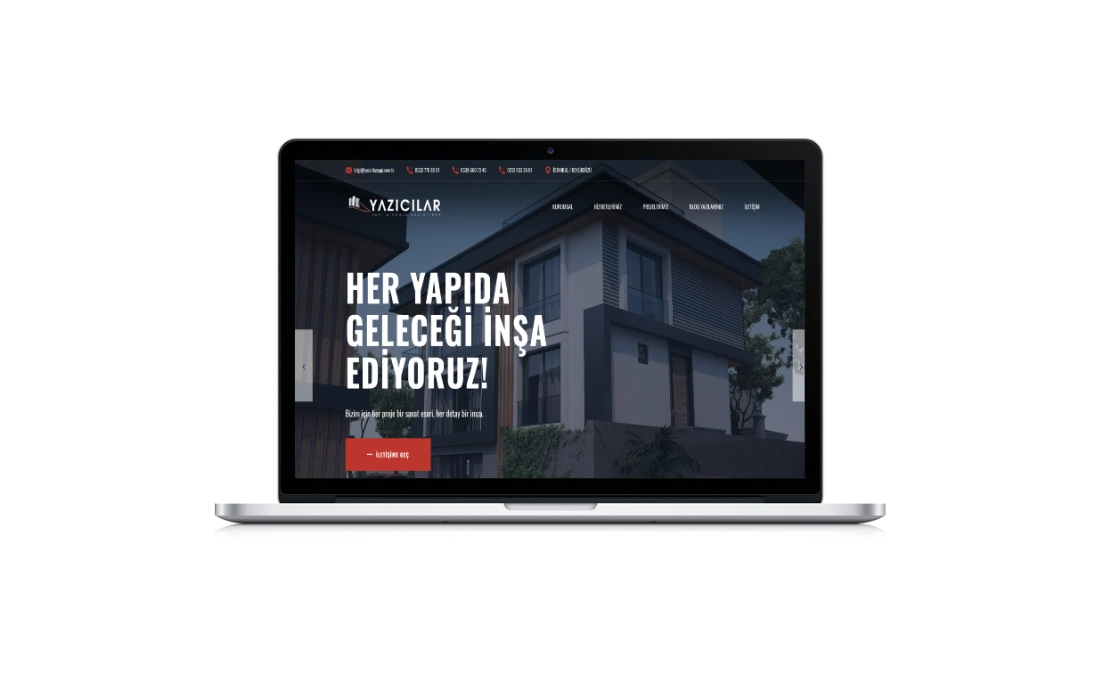 İnşaat & Yapı Web Tasarım - Web Tasarım & Özel Yazılım