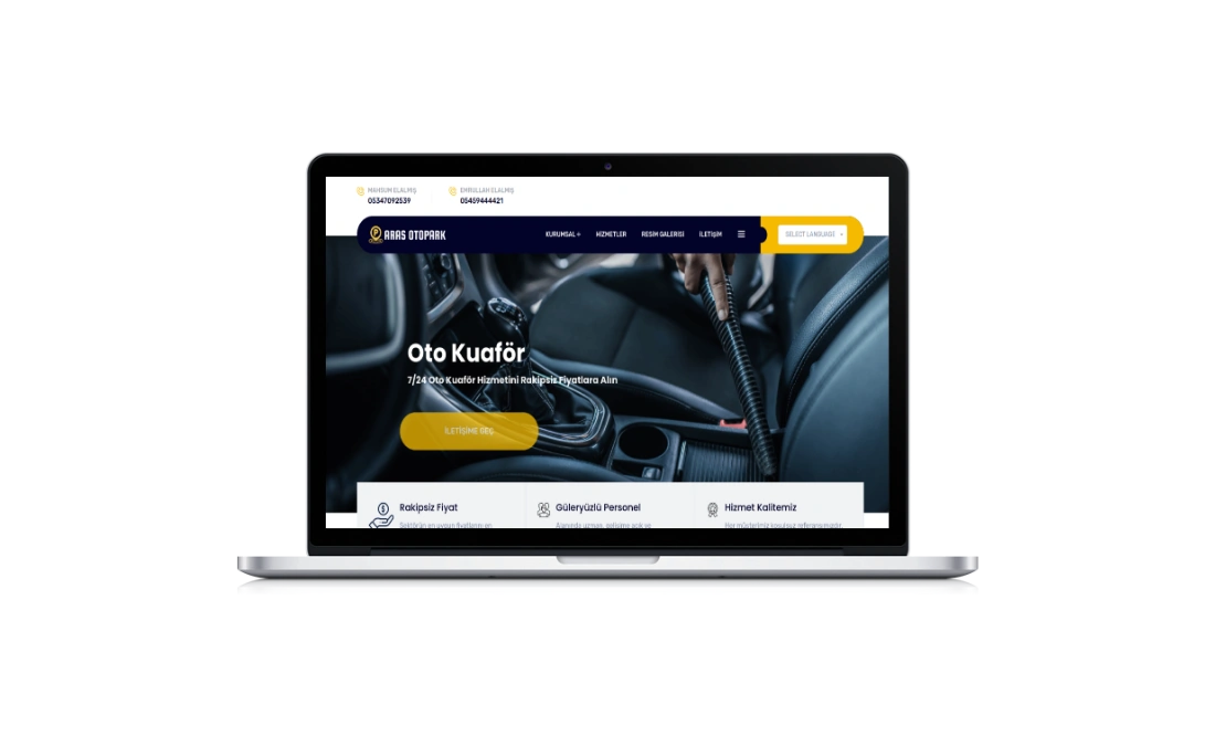Otopark Web Tasarım - Web Tasarım & Özel Yazılım